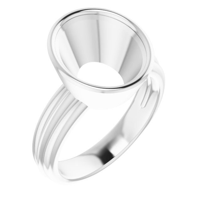 Bezel-Set Solitaire Engagement Ring