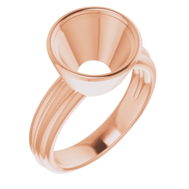 Bezel-Set Solitaire Engagement Ring