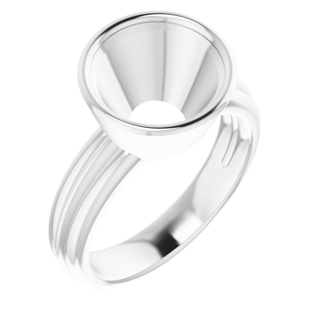 Bezel-Set Solitaire Engagement Ring