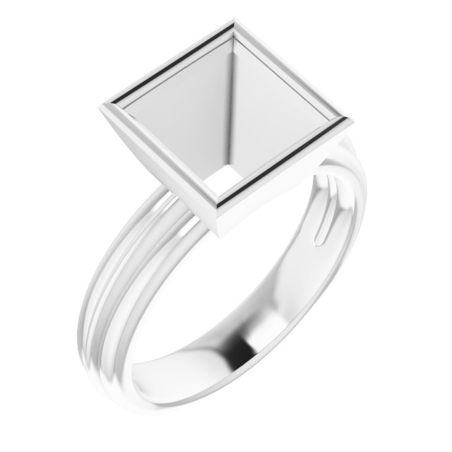 Bezel-Set Solitaire Engagement Ring