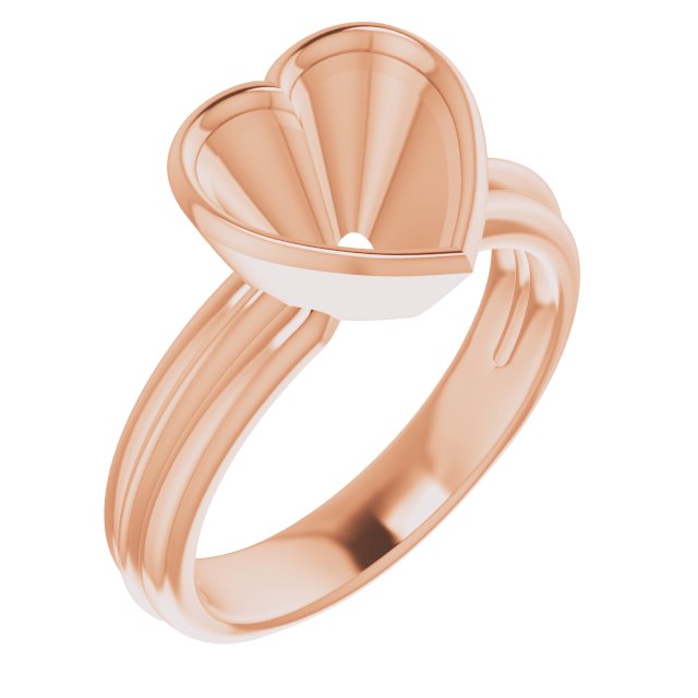 Bezel-Set Solitaire Engagement Ring