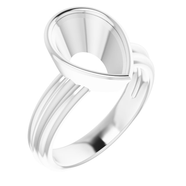 Bezel-Set Solitaire Engagement Ring