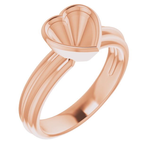 Bezel-Set Solitaire Engagement Ring