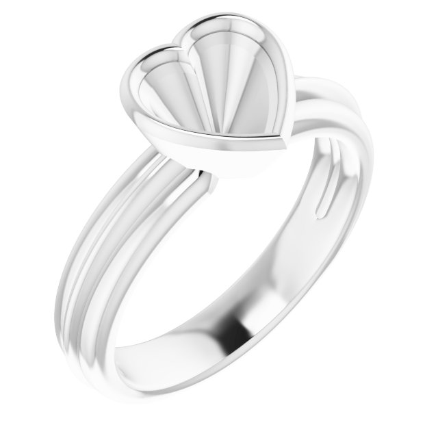 Bezel-Set Solitaire Engagement Ring