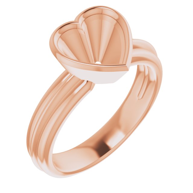 Bezel-Set Solitaire Engagement Ring