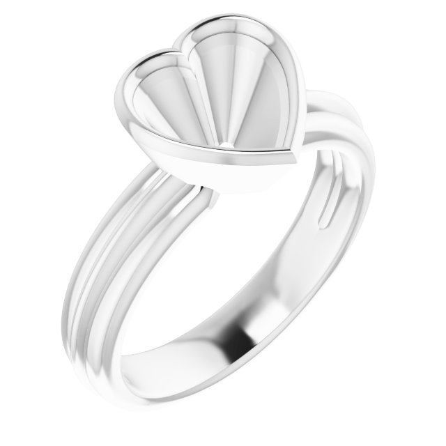 Bezel-Set Solitaire Engagement Ring