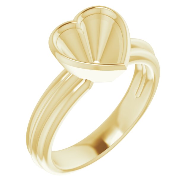 Bezel-Set Solitaire Engagement Ring