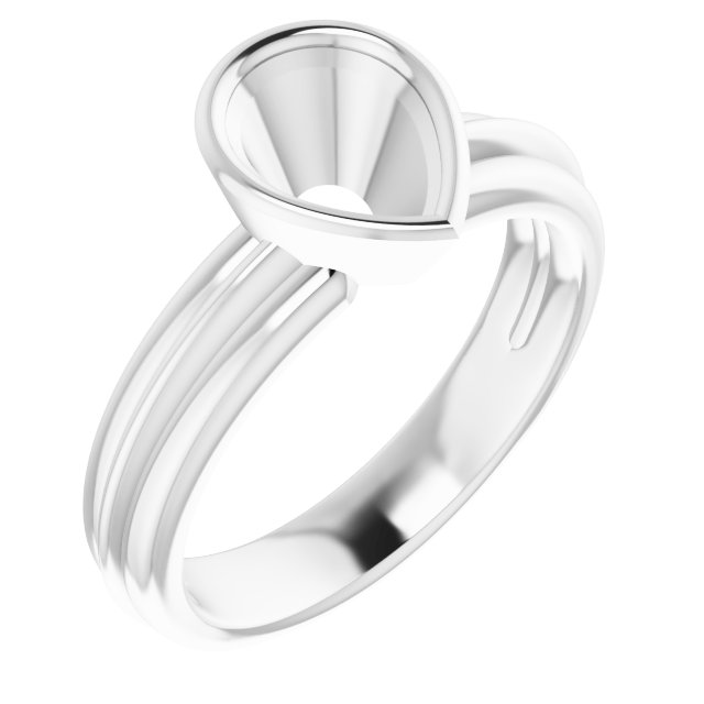 Bezel-Set Solitaire Engagement Ring
