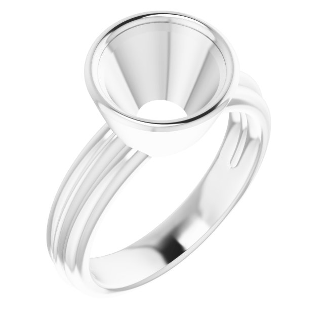 Bezel-Set Solitaire Engagement Ring
