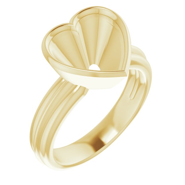 Bezel-Set Solitaire Engagement Ring