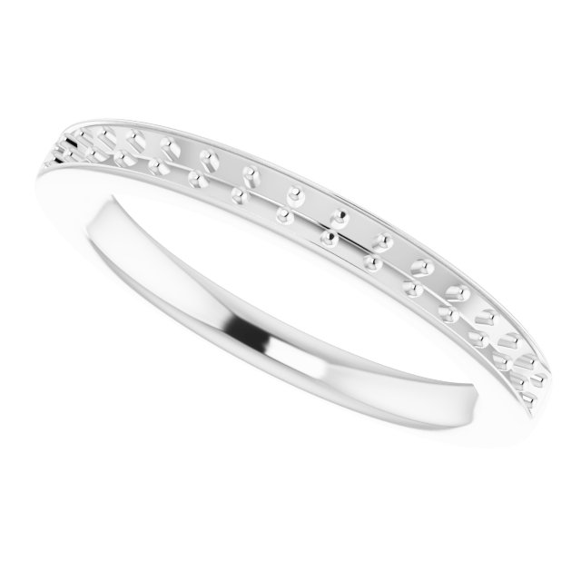 Band Mounting for 8x6 mm Emerald Ring view 5