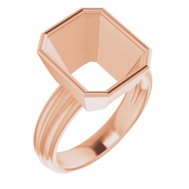 Bezel-Set Solitaire Engagement Ring