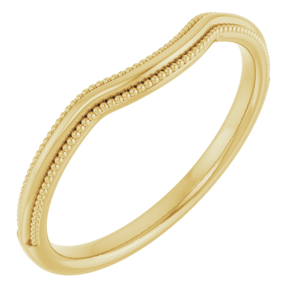 Beaded Edge Contour Band