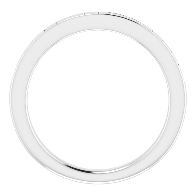 Band Mounting for 8x6 mm Emerald Ring view 2