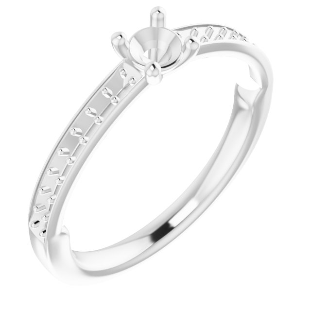 14k White Gold