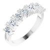 Platinum Diamond Anniversary Ring .5 CTW Ref 829876