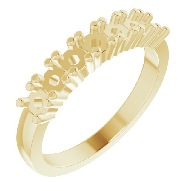 Seven-Stone Anniversary Band