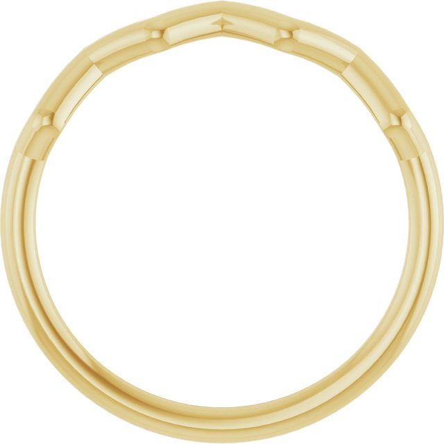14K Yellow Stackable Ring 