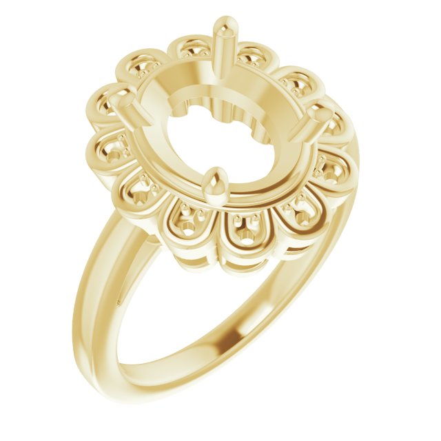Halo-Style Ring