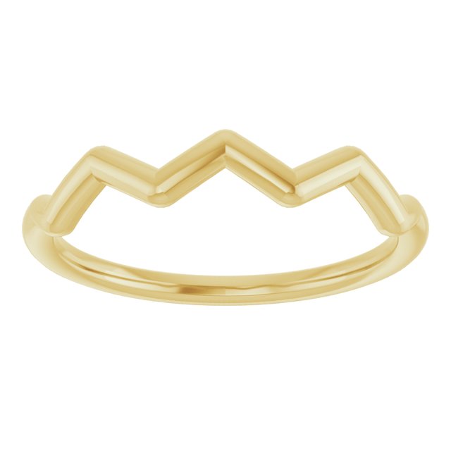 14K Yellow Stackable Ring 