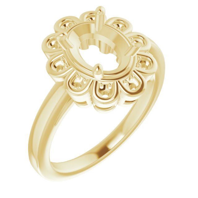 Halo-Style Ring