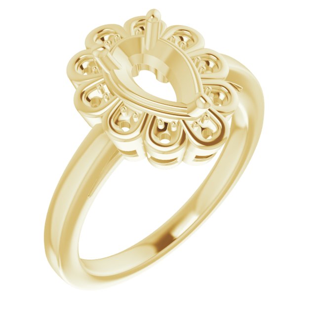 Halo-Style Ring