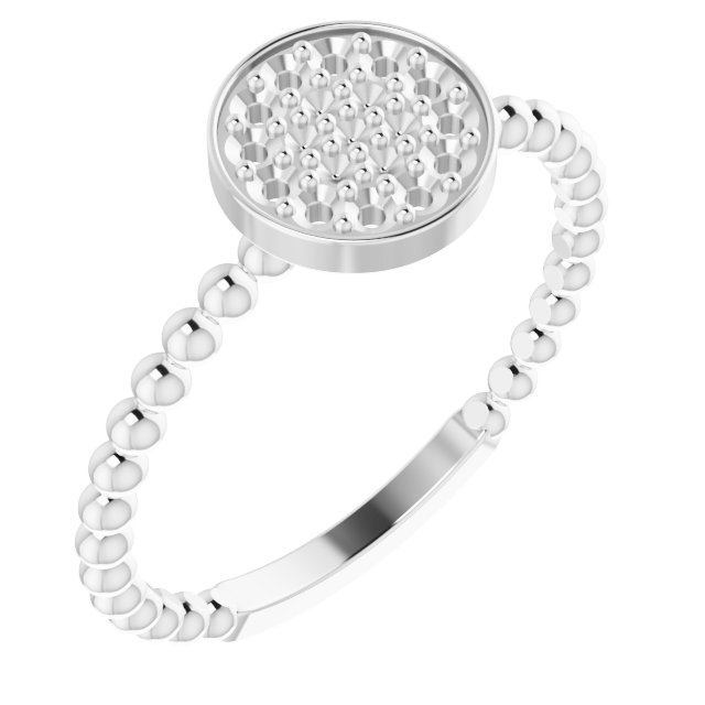 Beaded Cluster Ring