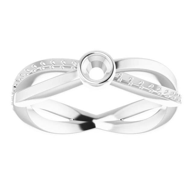 14K White 1/3 CTW Natural Diamond Ring