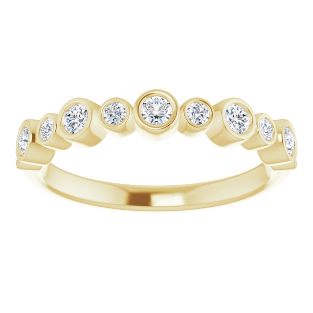 14K Yellow 1/3 CTW Diamond Ring