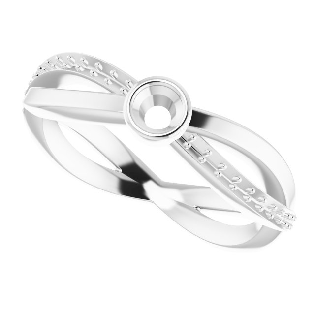 14K White 1/3 CTW Natural Diamond Ring