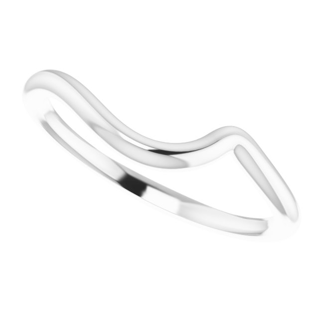 14K White Matching Band-5