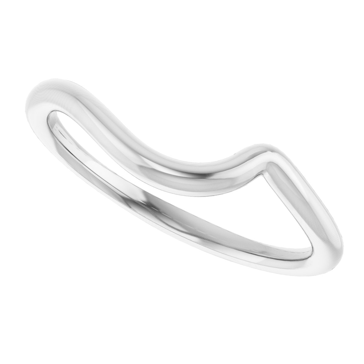 14K White Matching Band-5