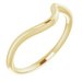 14K Yellow Band for 6.5 mm Round Ring
