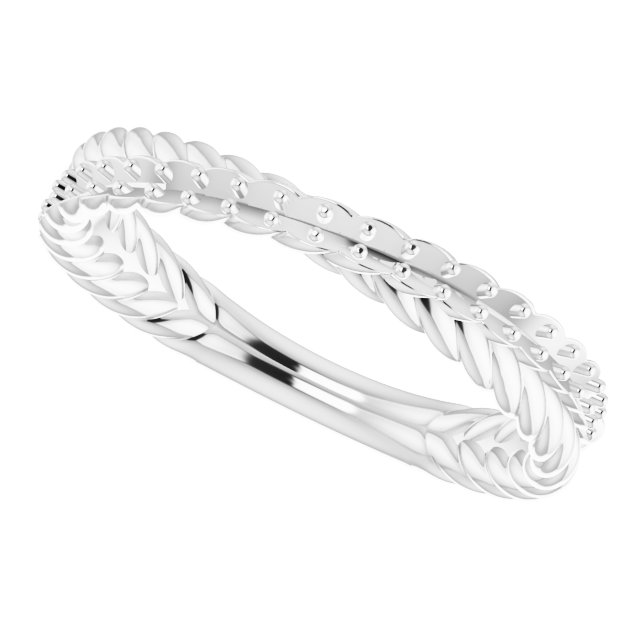 14K White 1/5 CTW Diamond Anniversary Band