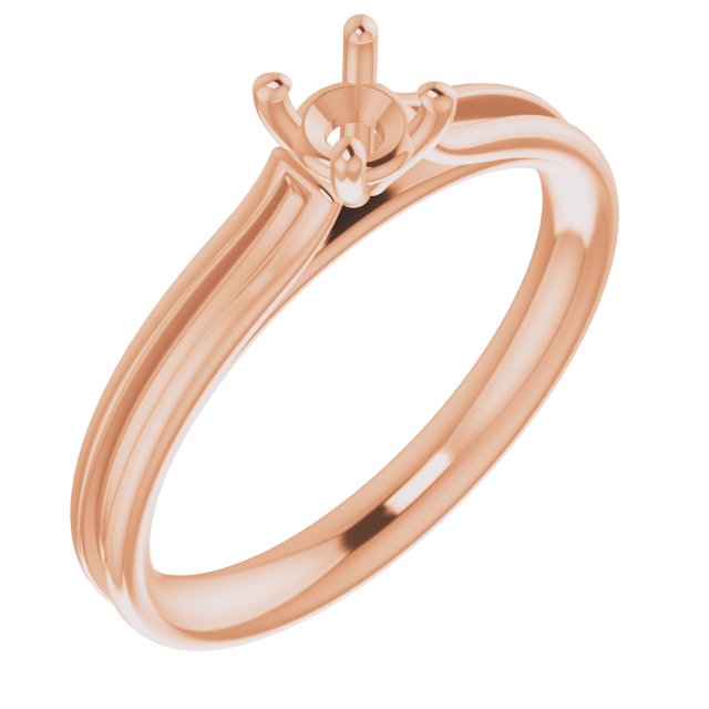 Accented Cathedral Engagement Ring