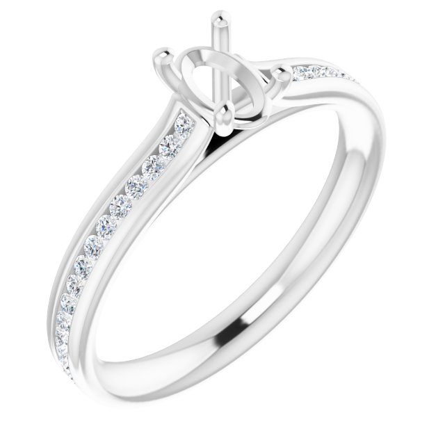 14k White Gold