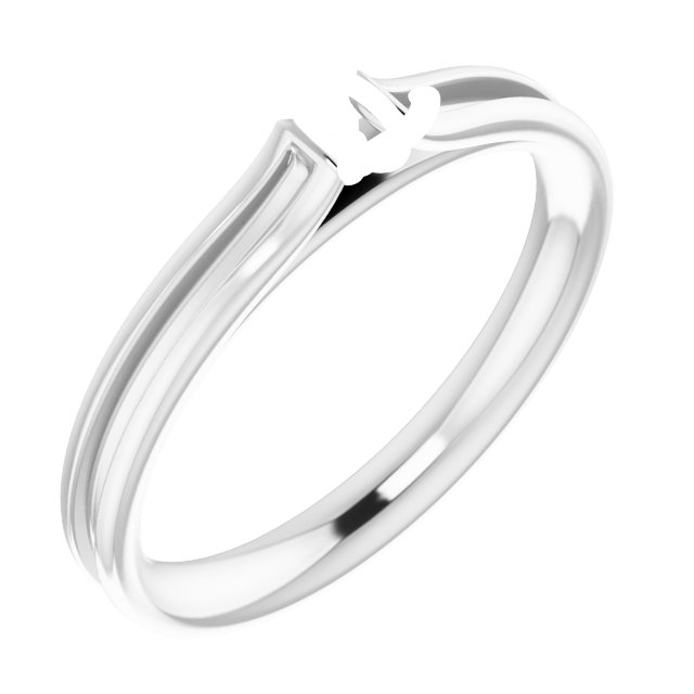 Accented Cathedral Engagement Ring