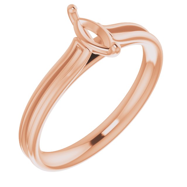 Accented Cathedral Engagement Ring