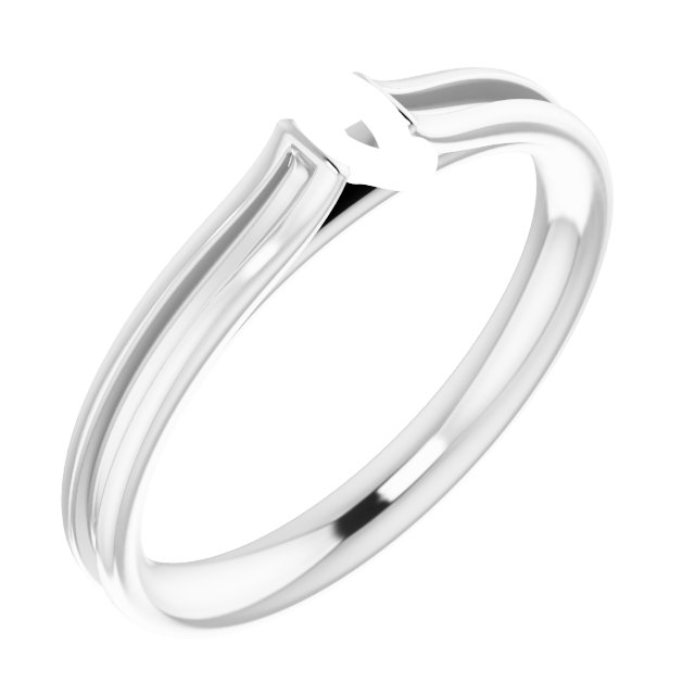 Accented Cathedral Engagement Ring