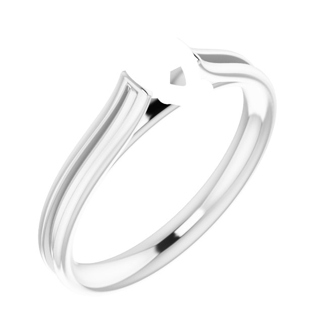 Accented Cathedral Engagement Ring