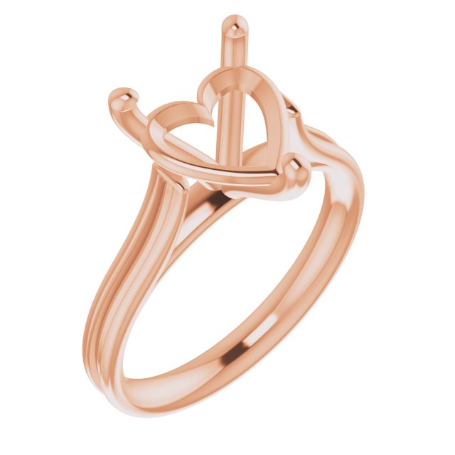 Accented Cathedral Engagement Ring