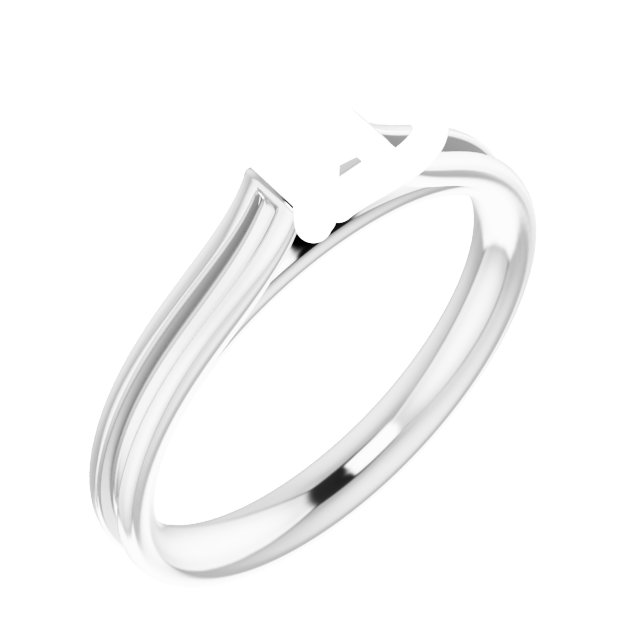 Accented Cathedral Engagement Ring