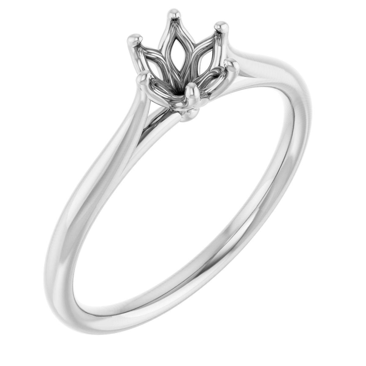 Cathedral-Style Solitaire Engagement Ring