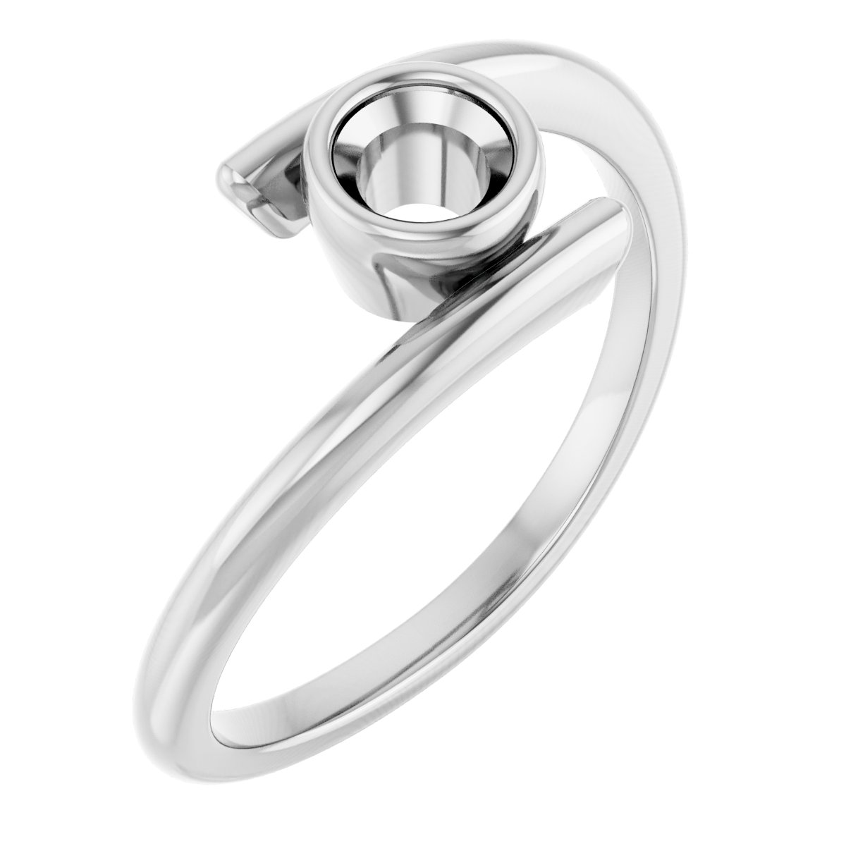 Bezel-Set Solitaire Ring