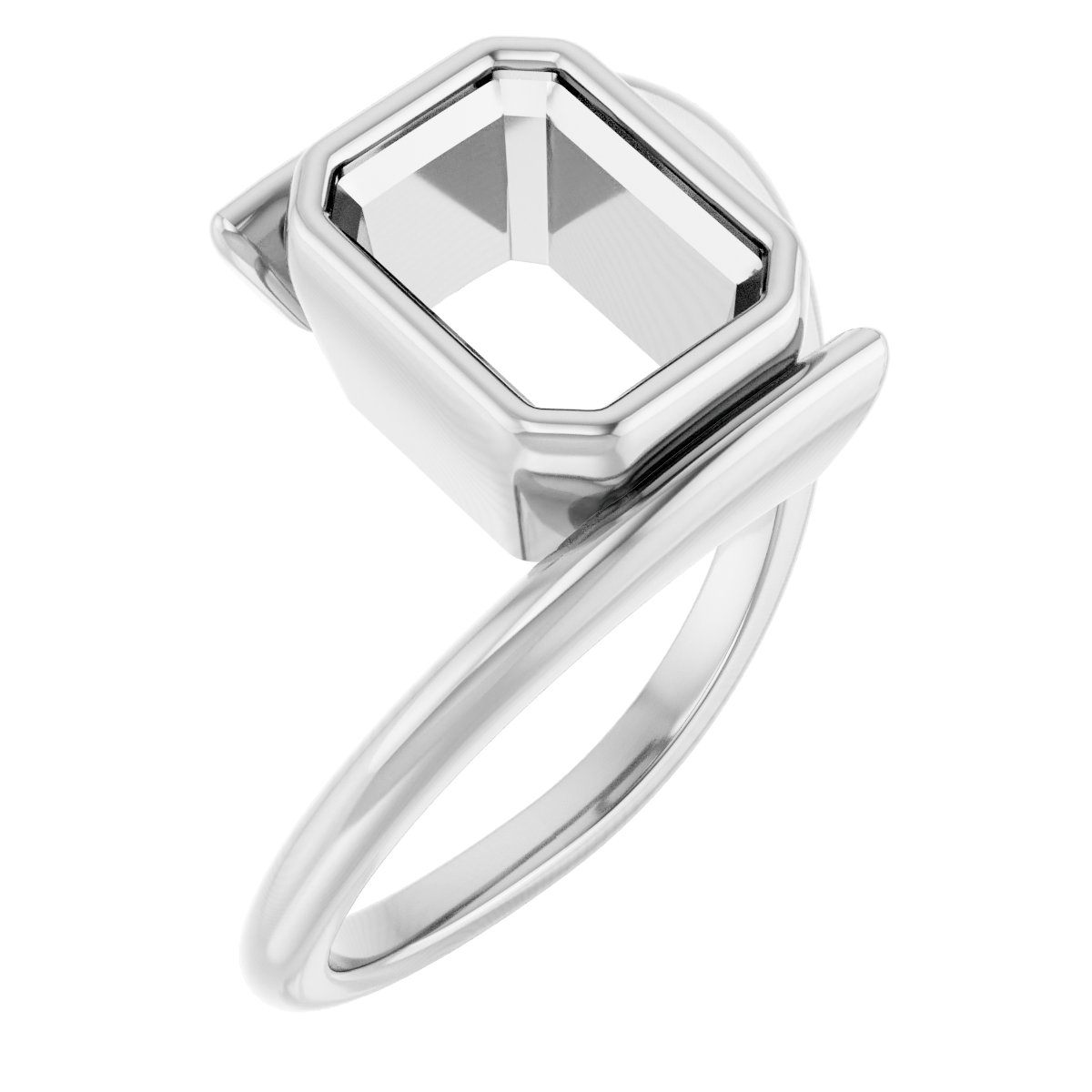 Bezel-Set Solitaire Ring