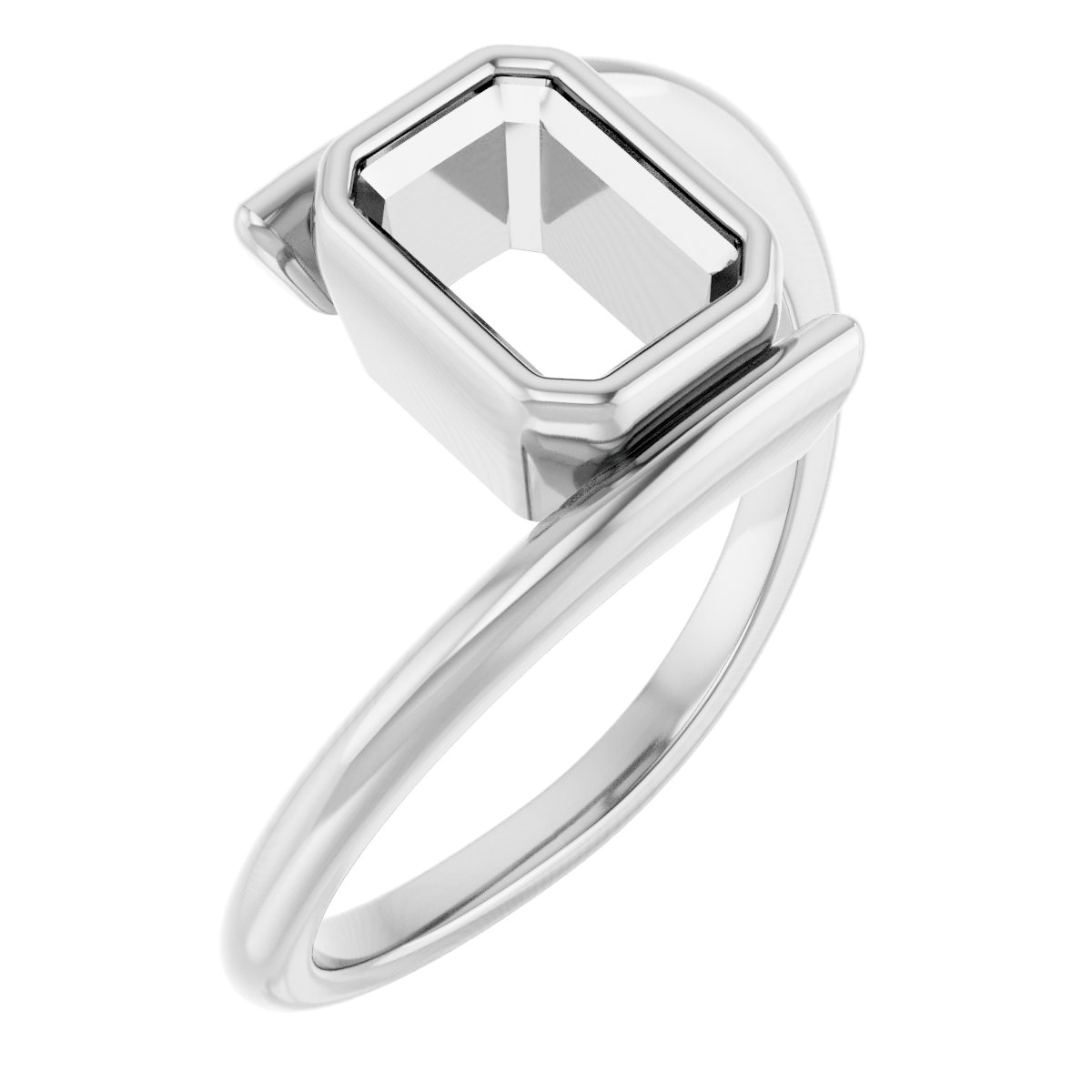 Bezel-Set Solitaire Ring
