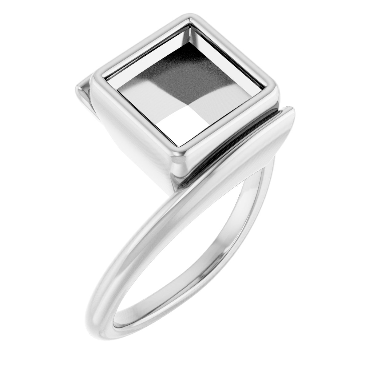 Bezel-Set Solitaire Ring