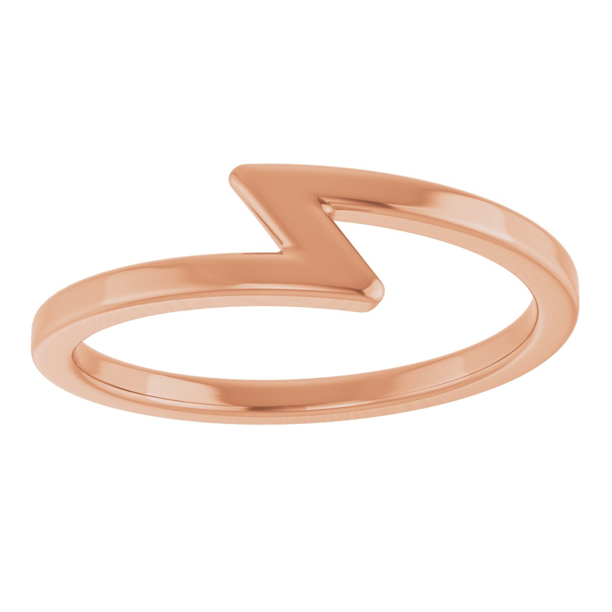 14K Rose Stackable Ring