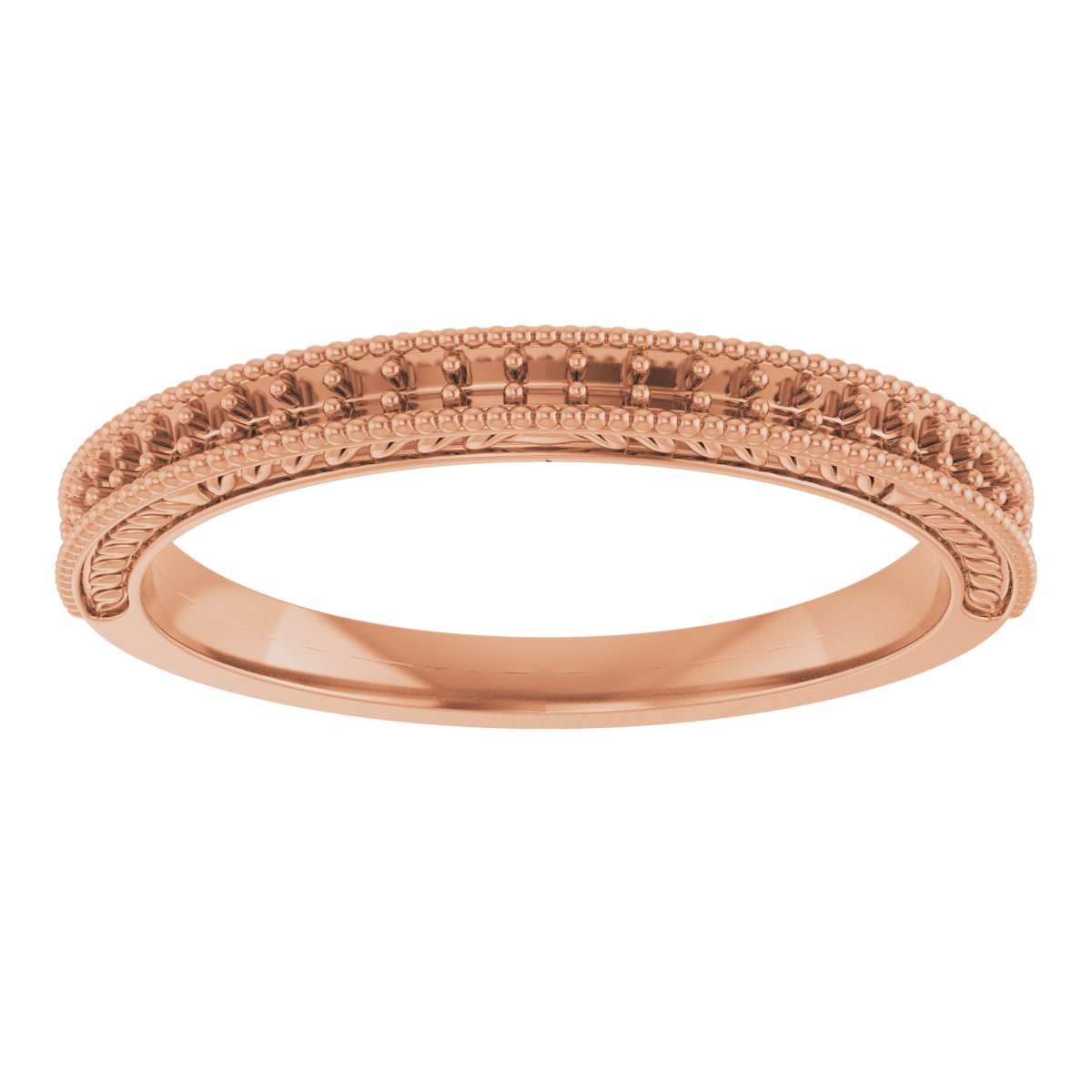 14K Rose 1/10 CTW Diamond Anniversary Band