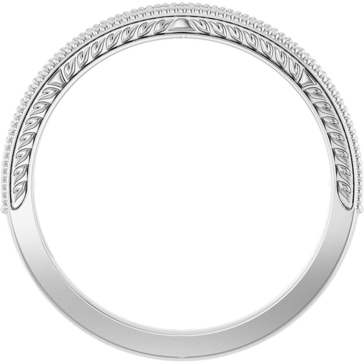 14K White 1/10 CTW Diamond Anniversary Band